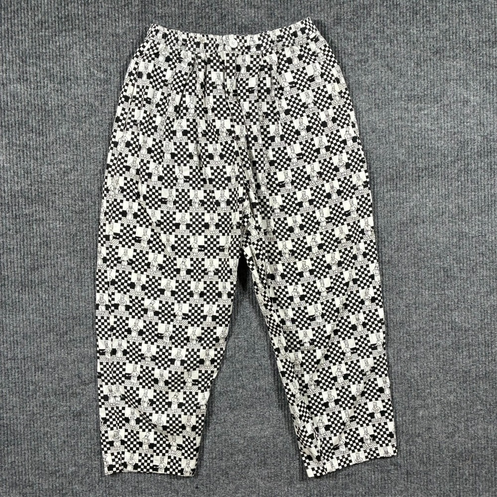 Chef Revival Mens Pants W26" Regular Checkerboard Cotton Kitchen Uniform
